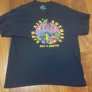 Vintage Style Graphic Tee Mushrooms